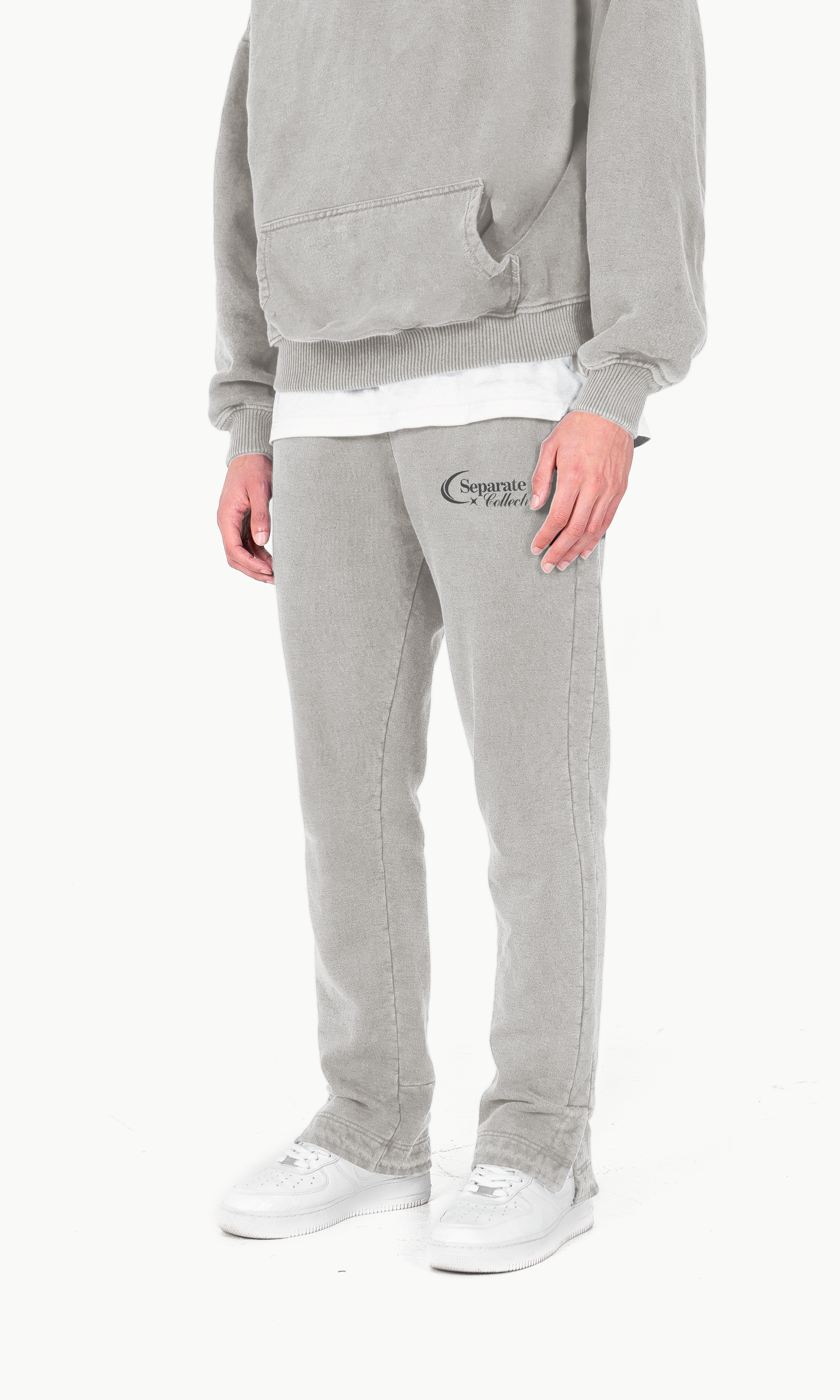 Separate Collection© Wash Split Pant Grey